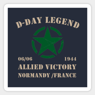 Allied Victory on D-Day in Normandy WWII Magnet